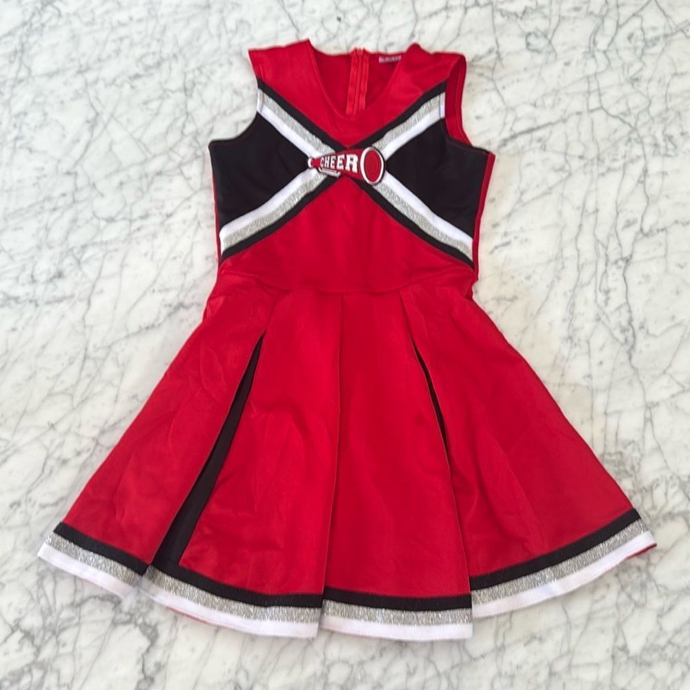 Red Cheerleader Costume Youth L Spirit Halloween